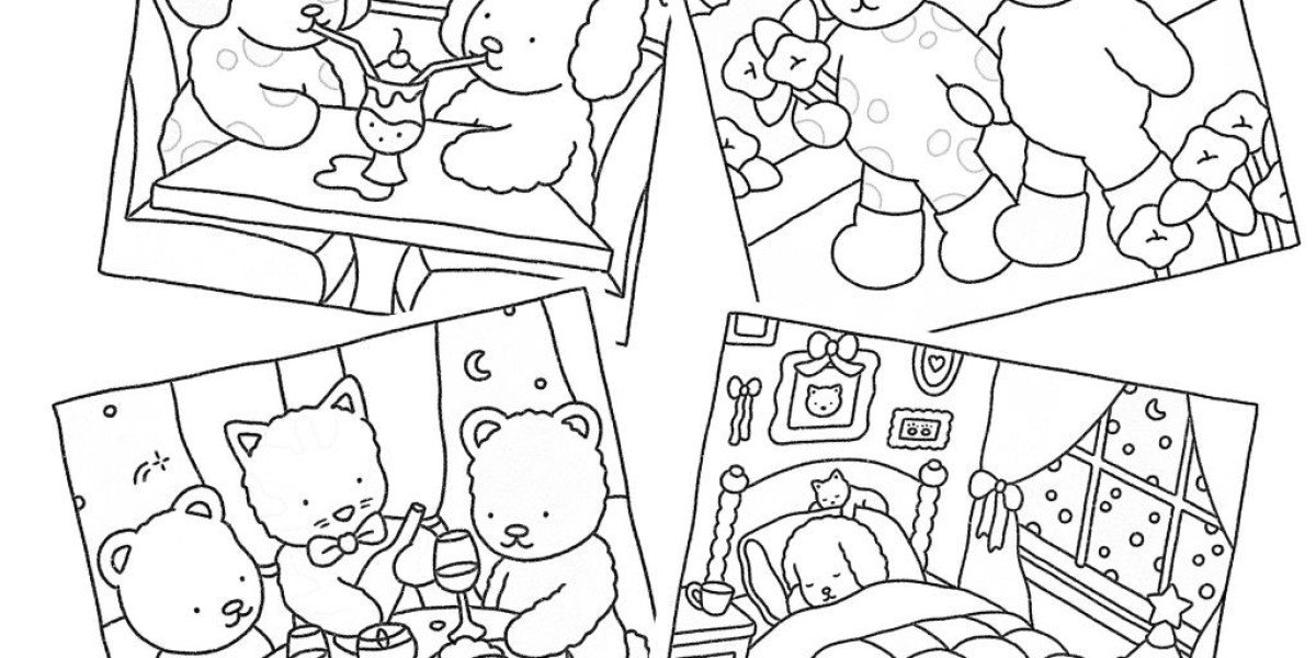 Bobbie Goods Coloring: Music, Florist, and Gift Shop Fun!