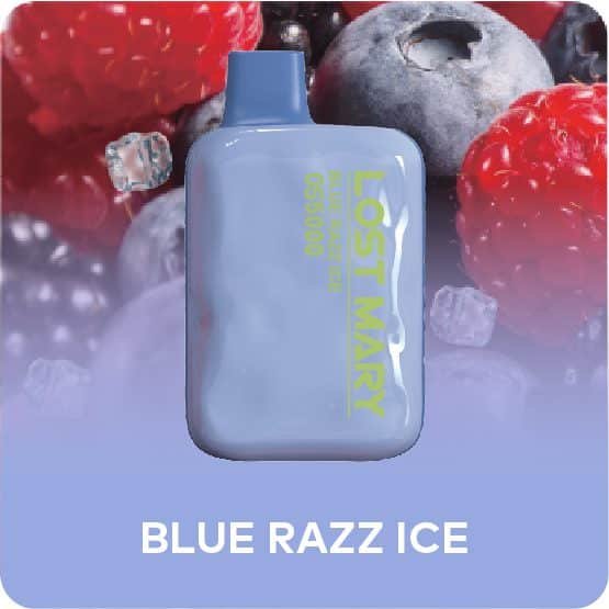 Blue Razz Ice Flavor- Lost Mary OS5000 50MG 10ml