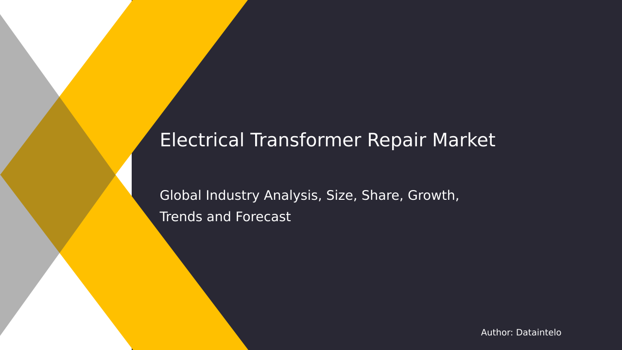 Request For Sample of Electrical Transformer Repair Market Research Report 2032