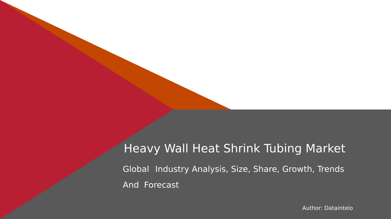 Request For Sample of Heavy Wall Heat Shrink Tubing Market Research Report 2032