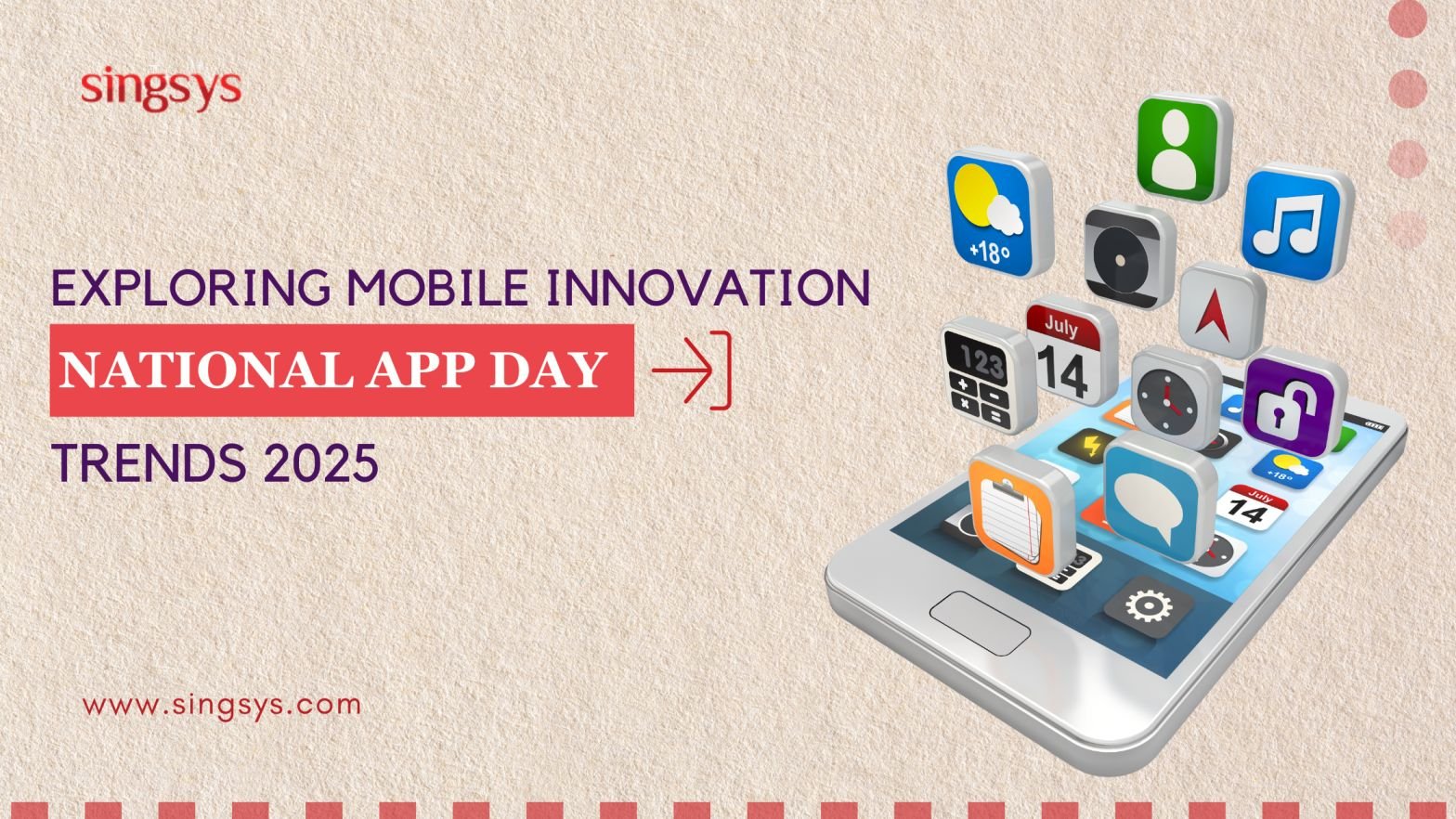 Exploring Mobile Innovation on National App Day: Trends 2025  – Singsys Blog