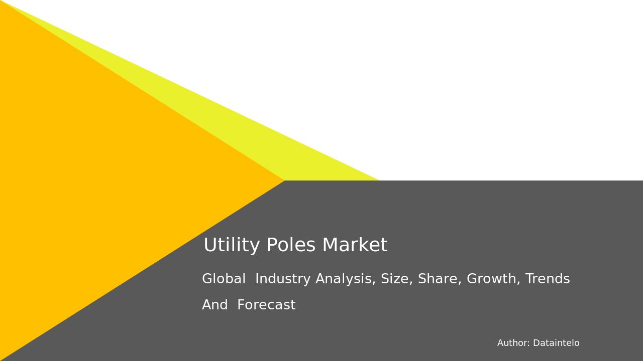 Request For Sample of Utility Poles Market Research Report 2032