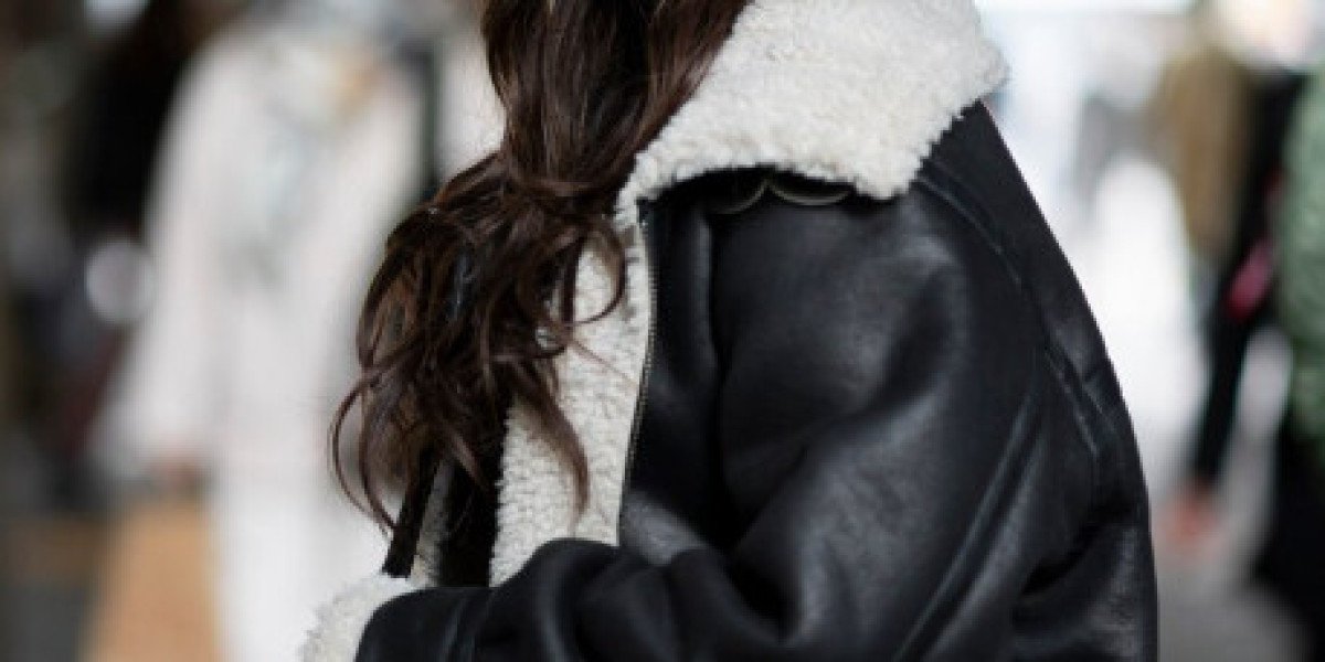 For Ladies Leather Bomber Jacket Winter Fashion Trends